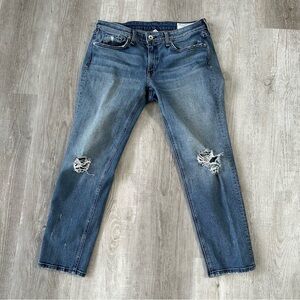 Rag & Bone Dre Low Rise Slim Boyfriend Jeans